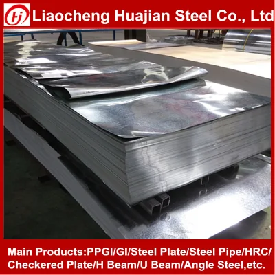 Techos de chapa de acero galvanizado corrugado para materiales de construcción 0.12-0.8mm