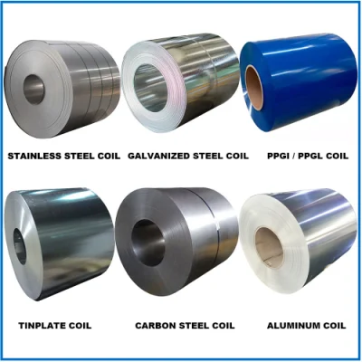201 304 316 309S 310S 430 Dx51d Dx52D Dx53D Q235 Q345 DC01 SPCC Spcd Spch SPTE Tinplate/Aluminum/Carbon Steel/PPGI/PPGL/Galvanized Steel/Stainless Steel Coil
&lt;br /&gt;201 304 316 309S 310S 430 Dx51d Dx52D Dx53D Q235 Q345 DC01 SPCC Spcd Spch SPTE Chapa de hojalata/Aluminio/Acero al carbono/PPGI/PPGL/Acero galvanizado/Coil de acero inoxidable