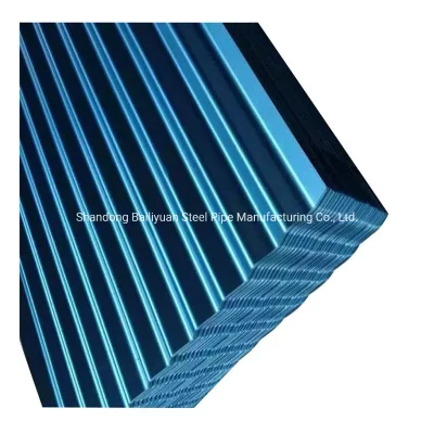 Precio de fábrica Chapa corrugada Metal placa de recubrimiento Chapa de acero galvanizado