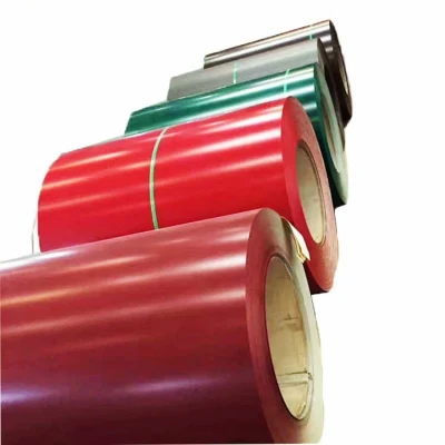 Material de construcción RAL Color Galvalume Acero bobina PPGL PPGI prepintado Bobina de acero
