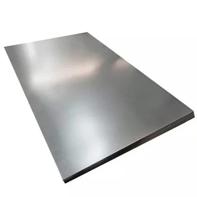 Chapa de acero galvanizado corrugado Chapa recubierta de zinc Chapa de acero galvanizado plana Venta directa de fábrica de hojas