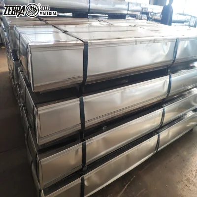 Proporcionar directamente de fábrica de acero galvanizado prebarnizado hoja de techos de zinc / revestido de Color de la hoja de impermeabilización de cubiertas de acero corrugado