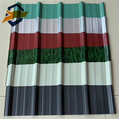 Mejor Precio Mayorista calibre DX51D 28 Color Coated Zinc prepintado Galvanizado/Galvalume Gi PPGI PPGL Acero corrugado techo/techo Mosaico/Hoja