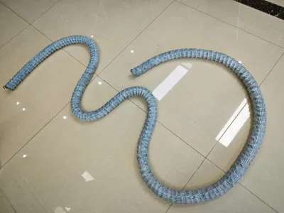 Tubo flexible de PVC flexible de acero-plástico de permeable suave