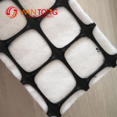 Compuesto de geomalla biaxial Geotextile Geocomposite geomalla