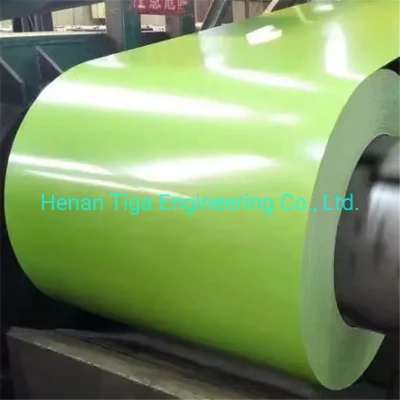 Los materiales de construcción de la fábrica al por mayor PE Prepainted bobinas de acero galvanizado PPGI