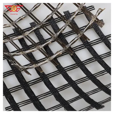 Fibra de vidrio Geogrid Proveedor 80-80 kN/M resistencia Fibreglass Geogrid Asphalt