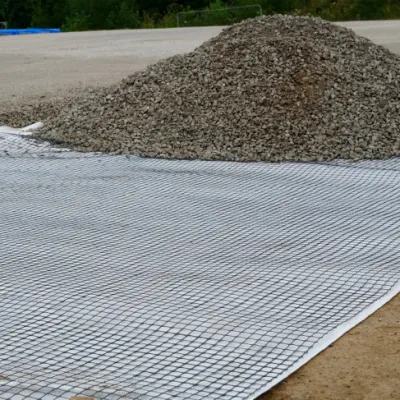 Fibra de vidrio compuesto Geogrid tejido no tejido