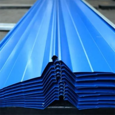 Venta en caliente placa recubierta de color Galvanized azotea SGCC/CGCC 900mm 1000mm ancho corrugado Roofing Sheet