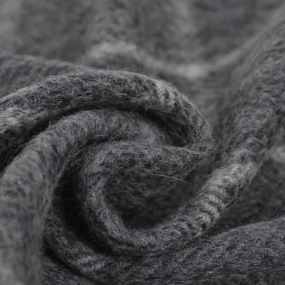 Alashan cashmere Shawl en estilo a cuadros (12-BR240105-13,1)