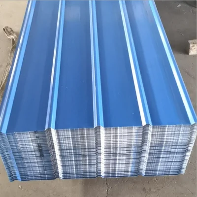 Fábrica SGCC/Sgch/DX51D+Z 0,28mm 0,22mm 0,23mm 0,25mm espesor Metal prepintado galvanizado Galvalume Color Coated PPGI PPGL Corrugated Gi Zinc Roofing Sheet