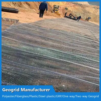 China el plástico de geomalla Manfuacturer geomalla Uniaxial/PP/HDPE Uniaxial poliéster de geomalla Factory