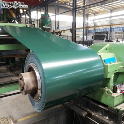 China proveedores Prepainted Galvalume PPGL PPGI bobina de acero galvanizado recubierto de zinc para la prefabricación