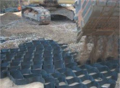 125mm carretera de grava Grid camino de extendedero Geocell para la retención Protección de pared/pendiente
