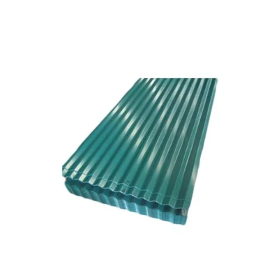 Material decorativo/SGCC/sgch/Dx51d+Z//galvanizado recubierto de color Galvalume PPGI PPGL Gi Hoja de techos de zinc corrugado