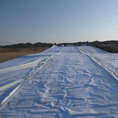 Material de filtro Geotextile Geotech suave tejido para el tratamiento de la Fundación en Indonesia
