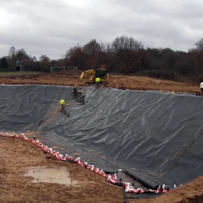 HDPE Geomembrane Pond Liner/Dam Liner/membrana impermeabilizante /Geogrid Road Construction material