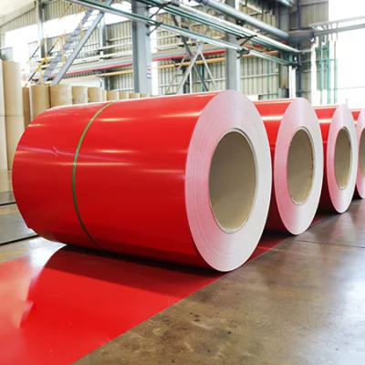 Chapa de hierro material de construcción 2 mm DX51D rollo frío/caliente Bobina de acero laminado PPGI/ PPGL G350 G550 Ral90 prepintada galvanizada Bobina de acero de revestimiento de zinc