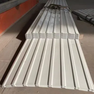 Material de construcción Color recubierto PPGI Acero pintado de precartón corrugado Precio de hoja