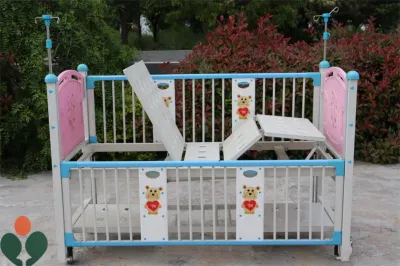 Médico de acero inoxidable de 2 funciones de cuidado de niños de Pediatría Manual de Dispositivos Médicos en la cama la &nbsp;cama del paciente