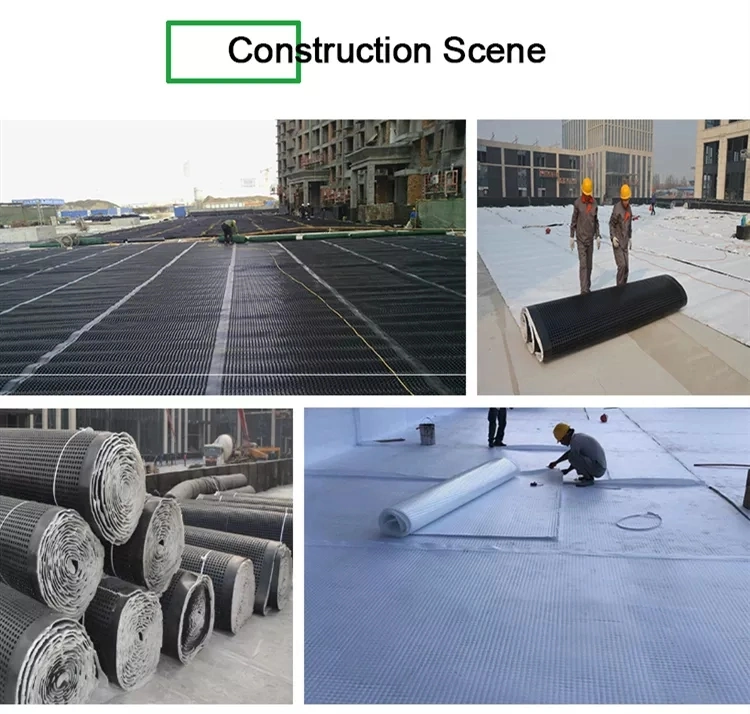 China Factory Drainage Mat Virgin HDPE Dimple Drain Board for Earthwork Projets