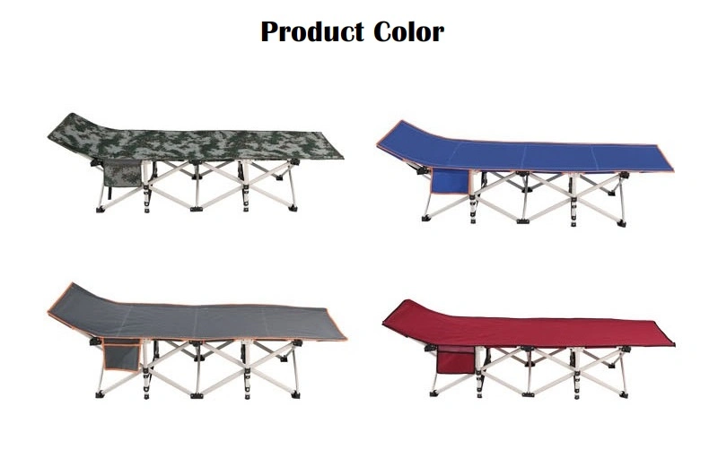 Hot Selling Camping Bed Foldable Portable Lightweight Metal Frame Folding Camping Bed