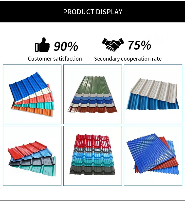 Cheap Metal Roof Sheet Repainted Colored Galvanized Iron Roofing Sheet Price Zinc Aluminium Gi Corrugated Steel Sheet for Warehouse Building