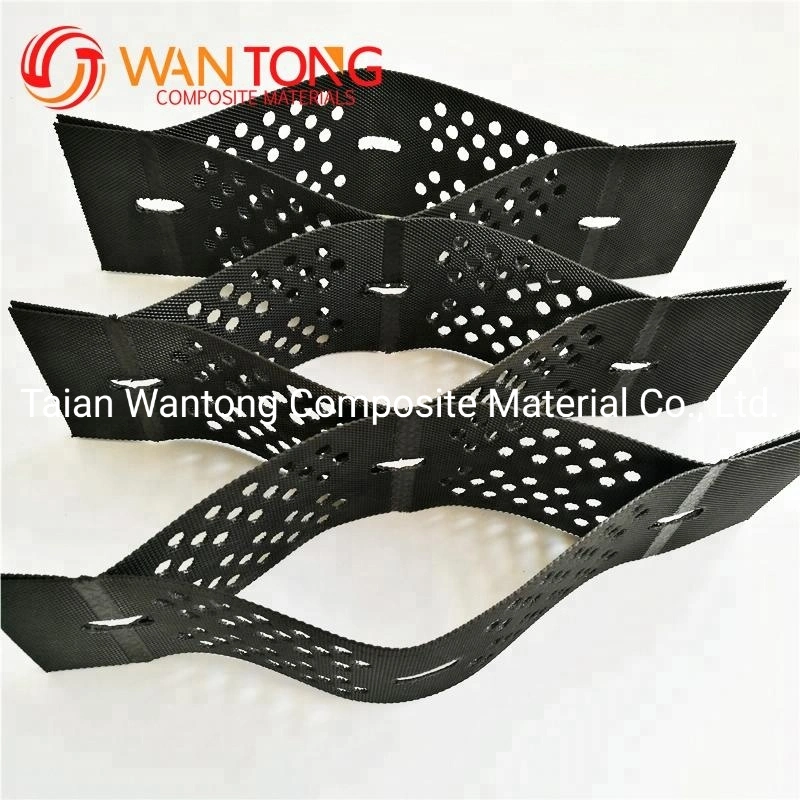 100-445 Factory Price Ultrasonic Welding HDPE Gravel Grid Geocell for Soil Stability