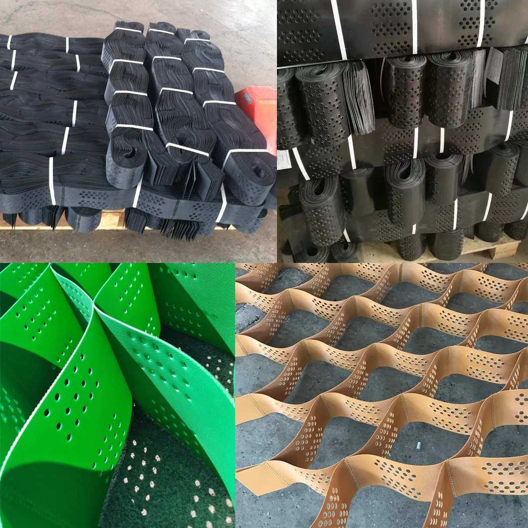 Textured and Perforated HDPE Plastic Geo Cell Geocell Manufacturer Price