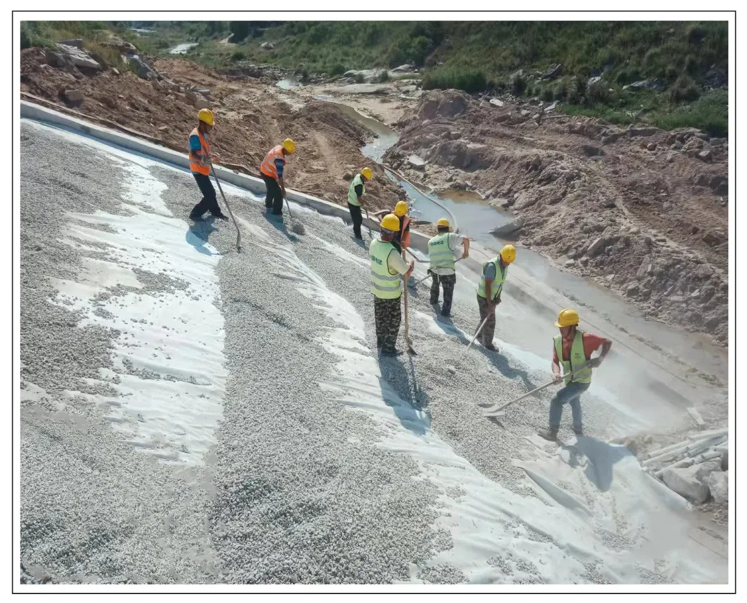 Non-Woven Geotextile 250g M2 Geotextile Fabric for Road Construction Global Sold