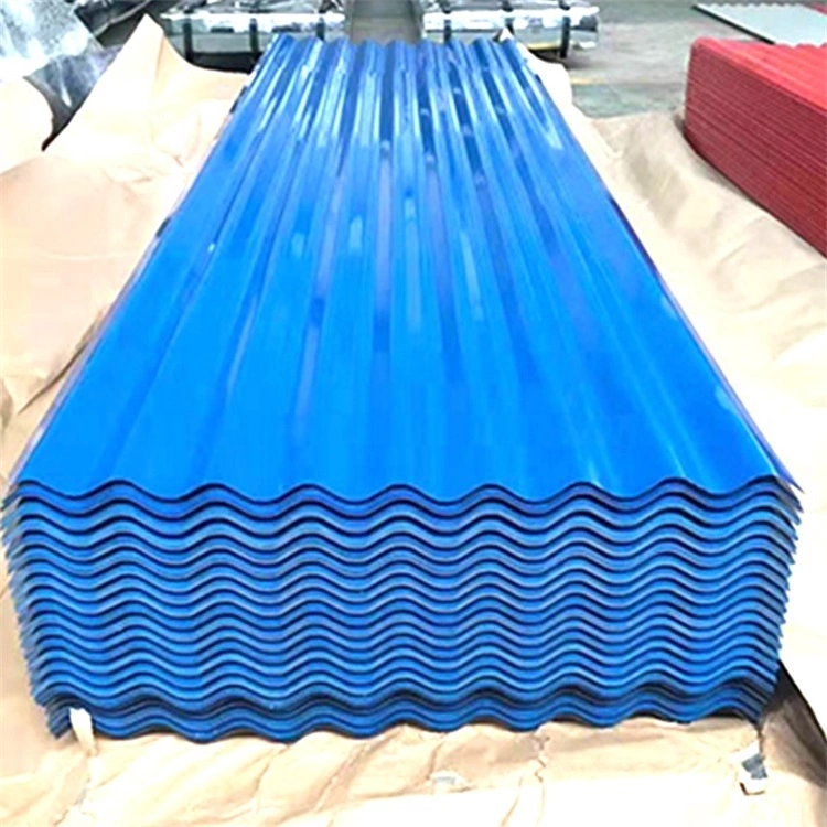 Factory Sale Colour Coated Prepainted Galvanized Steel Metal Roofing Sheet Corrugated Steel PPGI Roofing Sheet