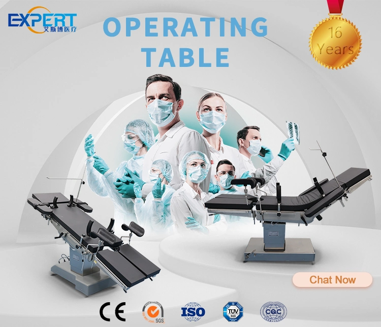Factory Price Electric Operation Surgery Bed Multi-Function Stainless Steel General Medical Surgical Ot Ordinary Electric Field Operating Table