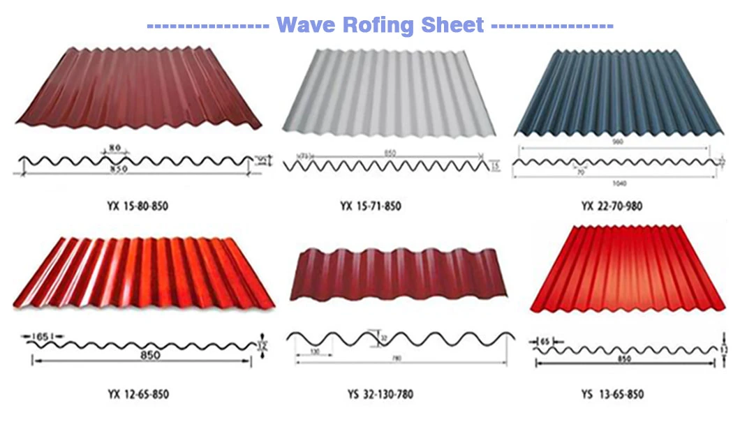 Prime Metal Roof Panels PPGI PPGL Corrugated Steel Roofing Sheet 16FT Corrugated Roofing Sheet