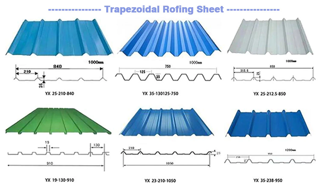 Prime Metal Roof Panels PPGI PPGL Corrugated Steel Roofing Sheet 16FT Corrugated Roofing Sheet