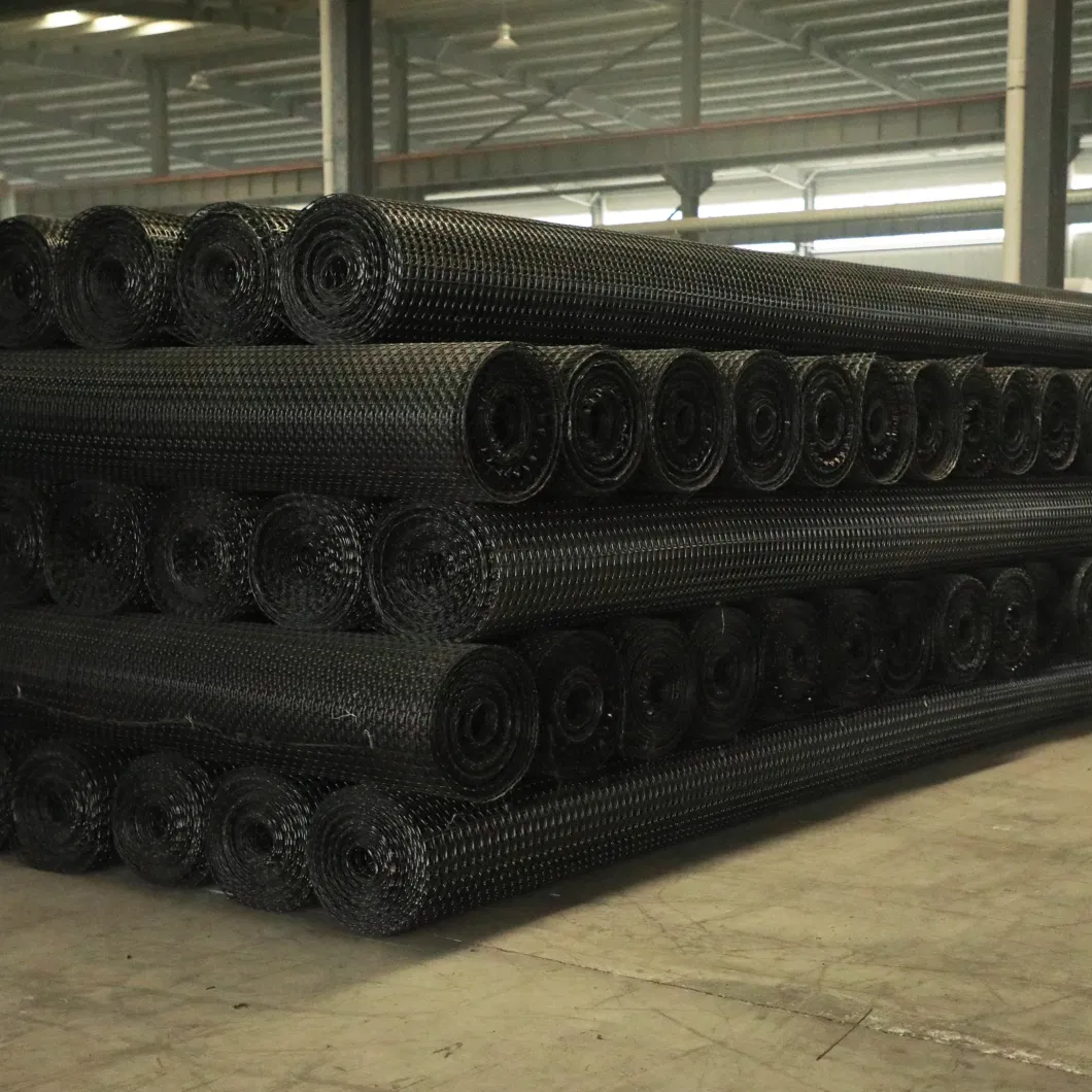 Polyester Geogrids 30-30kn Steel Plastic Welding Geogrid Price PP Biaxial Geogrid
