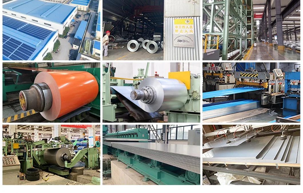 Factory Directly Provide Prepainted Galvanized Steel Roofing Sheet / Zinc Color Coated Corrugated Steel Roofing Sheet