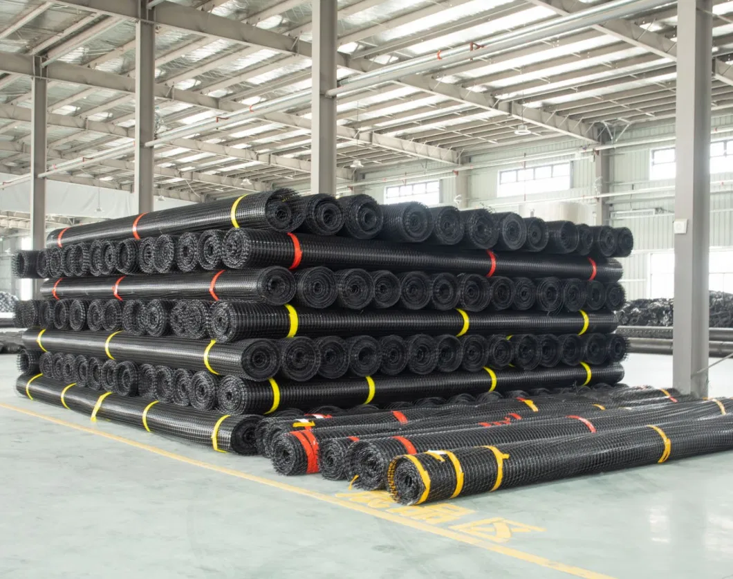 Production Is Mainly Used for Paving Roads Polypropylene Biaxial Geogrid 30kn