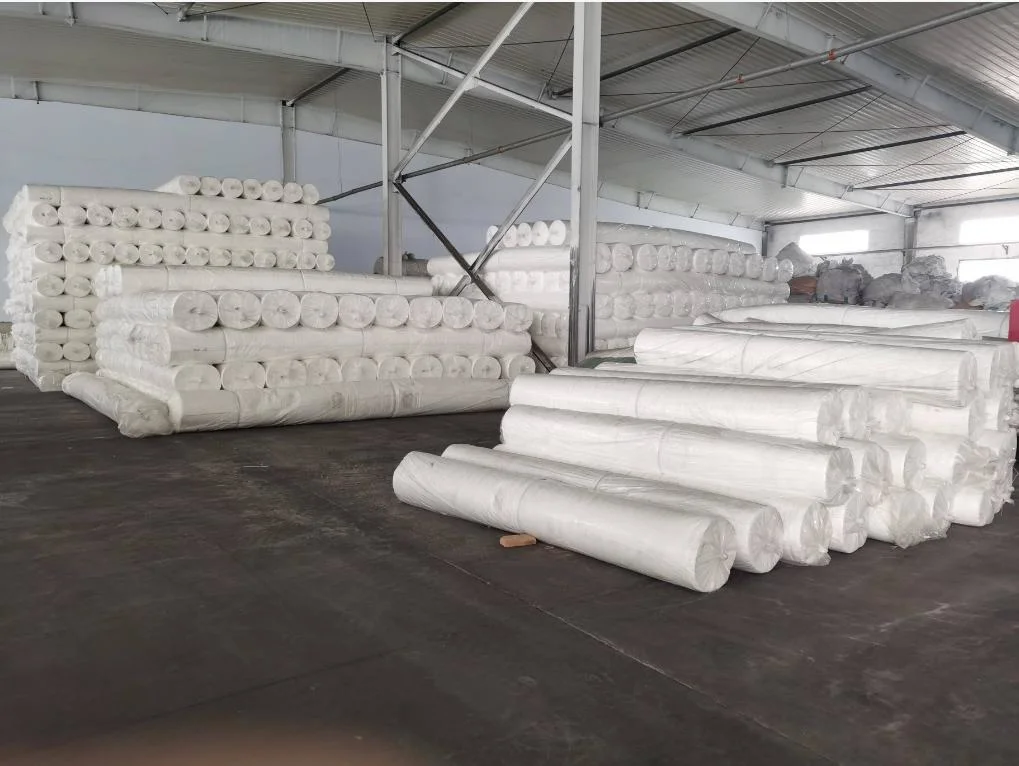 Geosynthetics Pet PP Non-Woven Textile Spunbonded Polypropylene Polyester Fabric Silt Non Woven Geotextile for Road Construction Building Construction