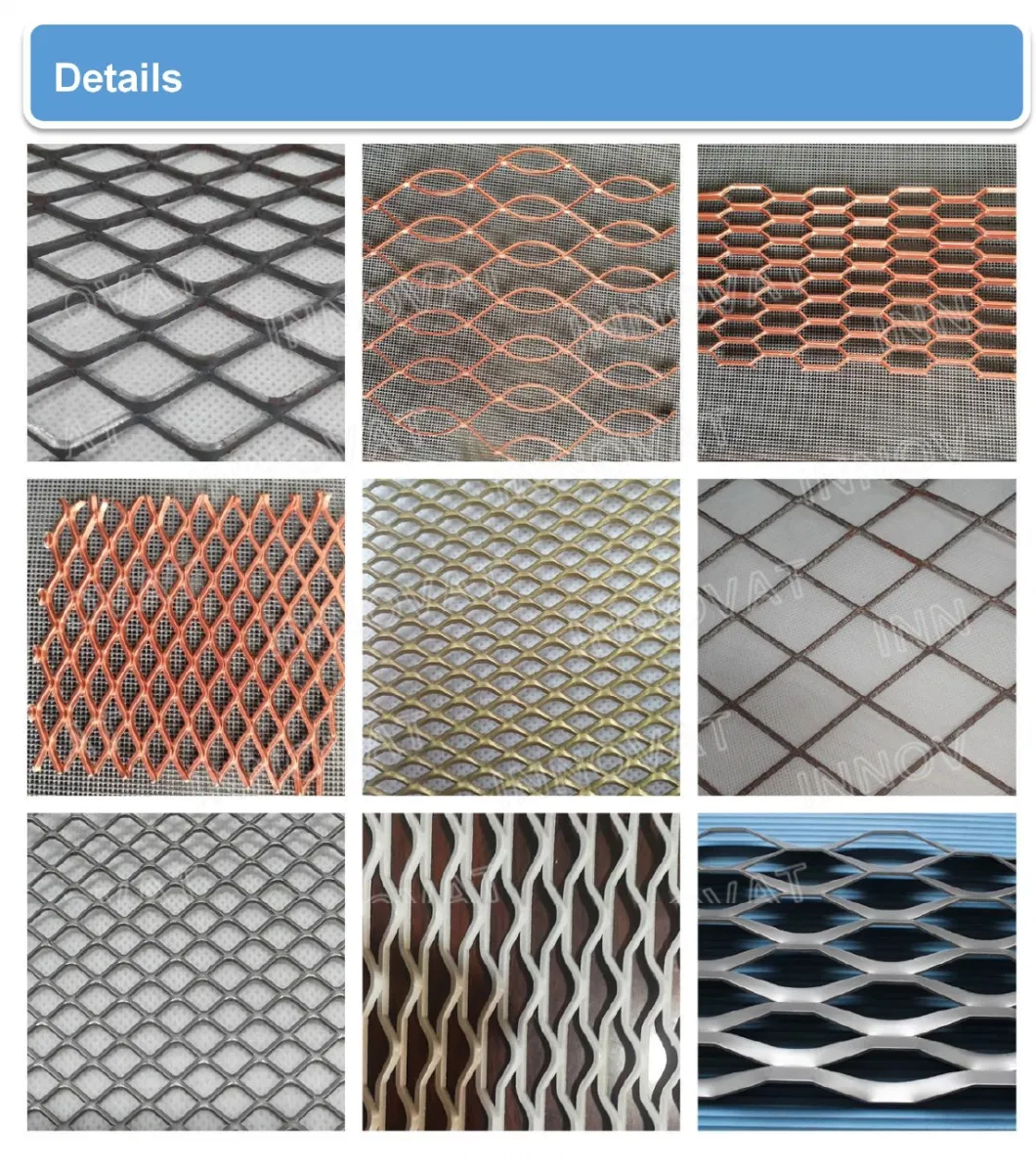 Galvanized Stainless Steel Aluminum Expanded Metal Mesh, Granary Network