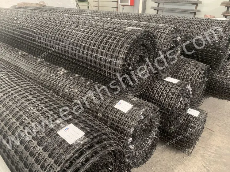 PP Polypropylene Plastic Biaxial Geogrid for Road Highway Railway Construction Reinforcement