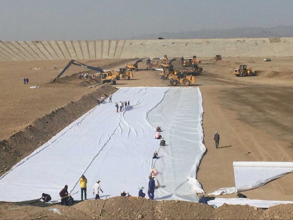 Geotech Material Geotextile Filter Fabric for Soft Foundation Treatment in Indonesia