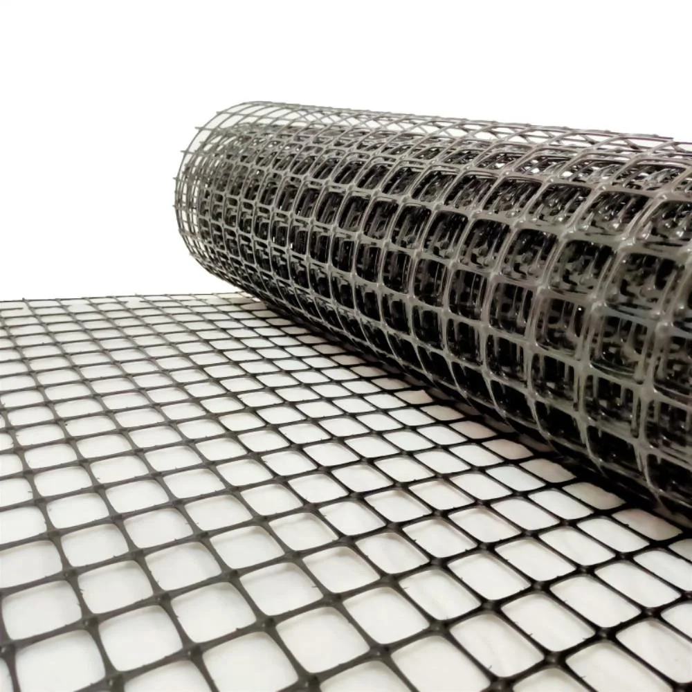 Polyester Geogrids 30-30kn Steel Plastic Welding Geogrid Price PP Biaxial Geogrid