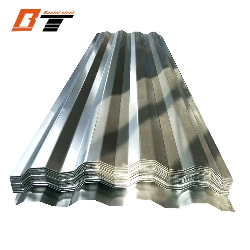 AISI ASTM DIN Z40g Z275g Z350g Aluzinc Az150 Dx51d Board Roofing Sheet Insulated Steel Roofing Sheet Galvanized Corrugate Plate