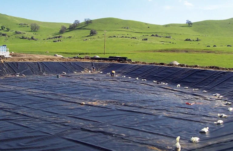 ASTM Standard HDPE Geomembrane with Two Side Geotextile