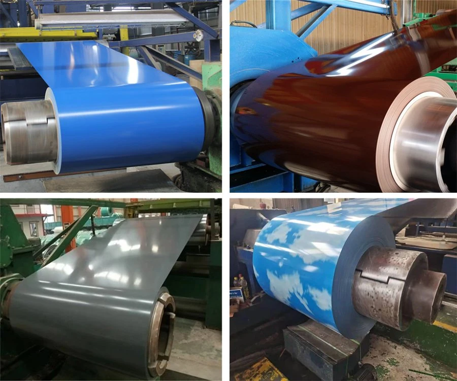 Color Coated Galvanized Plate China Supplier High Quality PPGI Steel Coil G350 for Building Material