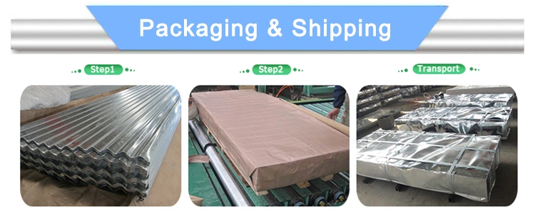Factory Zinc Coated Hot Dipped Galvanized Corrugated Steel Roofing Sheet