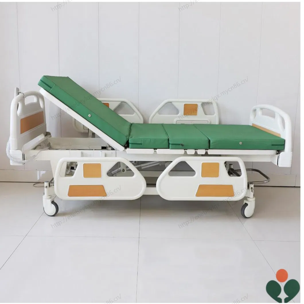 High-Capacity Hospitals&prime; Electric Three Functions Patient Nursing Beds with ABS Bed Board for Large Medical Facilities