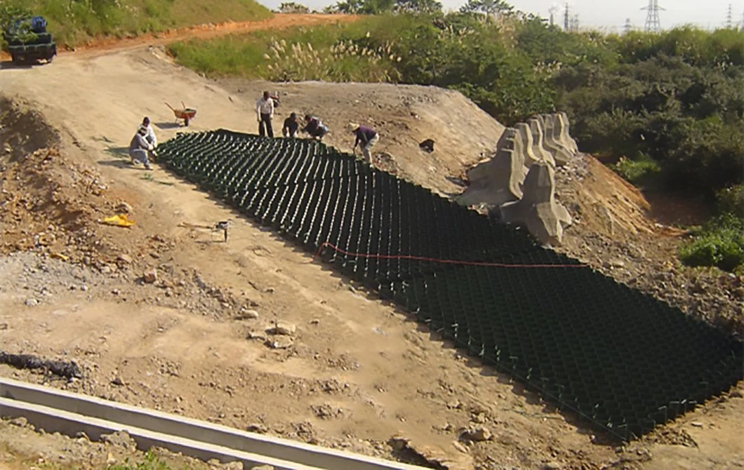 Earthwork HDPE Geocell Slope Protection/Geocell Soil Stabilization