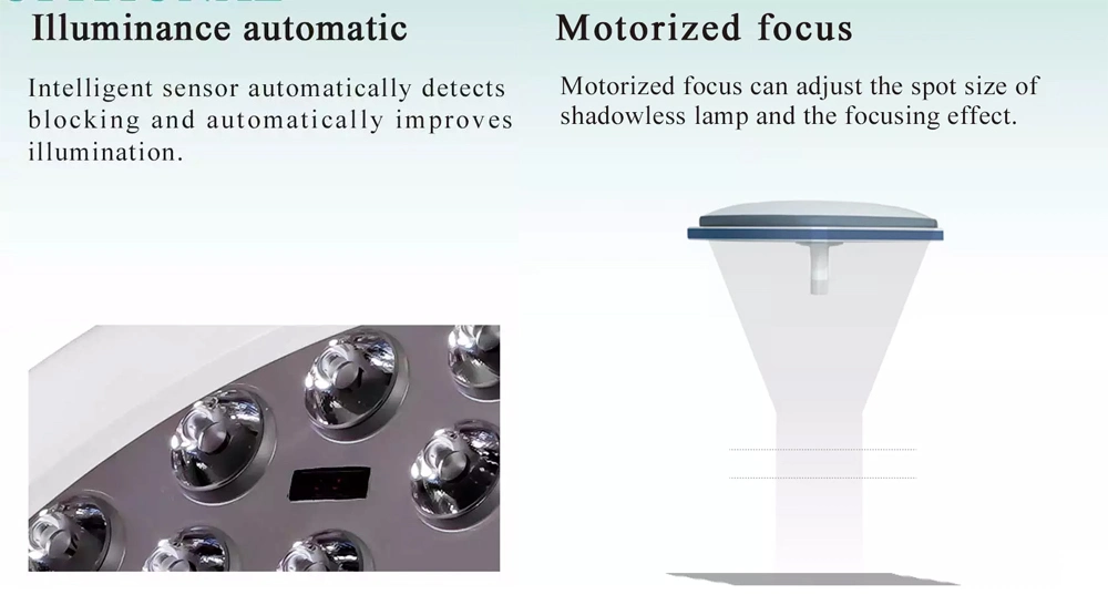 Latest LED Surgical Shadowless Operating Light Operation Lamp