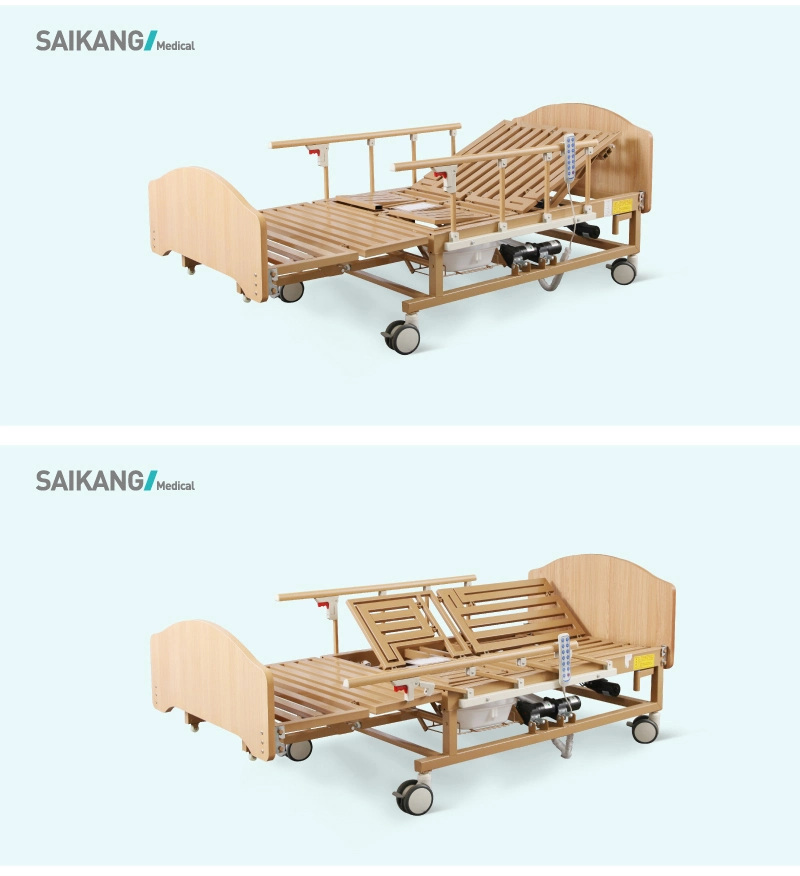 Sk-D07-1 Large Hospital 5-Function ICU Electric Medical Bed for Day Care